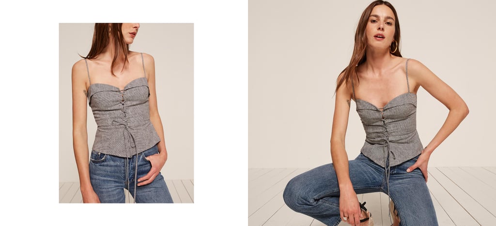 Reformation corset top