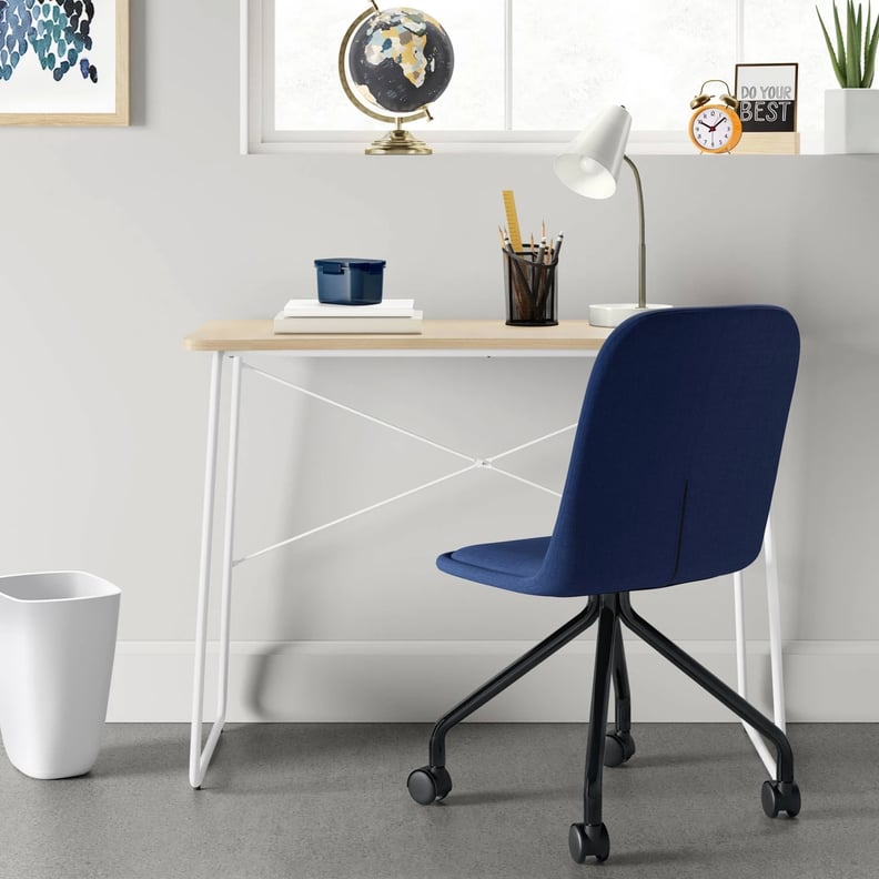 Upholstered Rolling Desk Chair