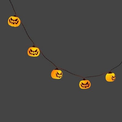 Hyde and EEK! Boutique 20ct Halloween LED Plastic Pumpkin Novelty String Light