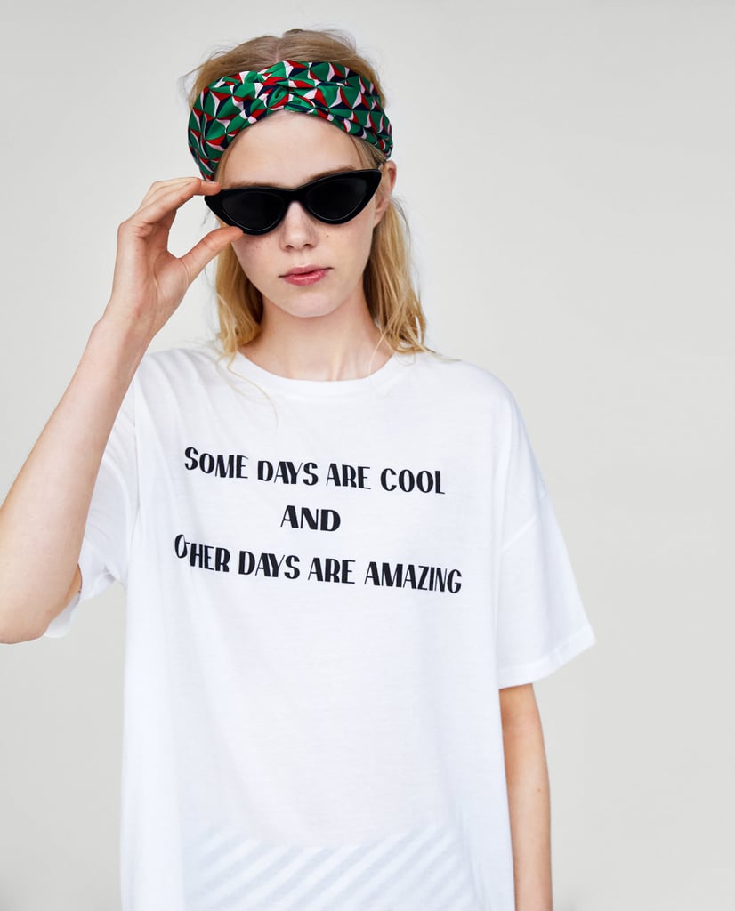 Zara Slogan Tee