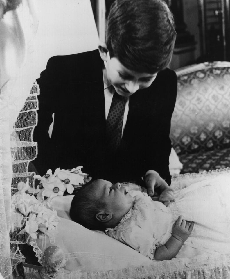 Prince Charles and Prince Andrew, Buckingham Palace