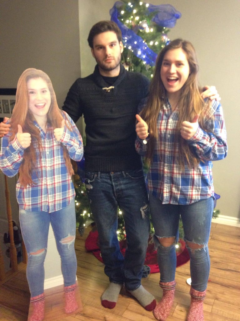 This Cardboard Cutout From a Loving Sister
