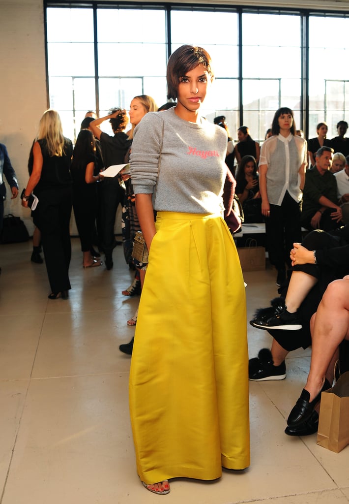 At the Zero + Maria Cornejo show during New York Fashion Week in September of 2016.