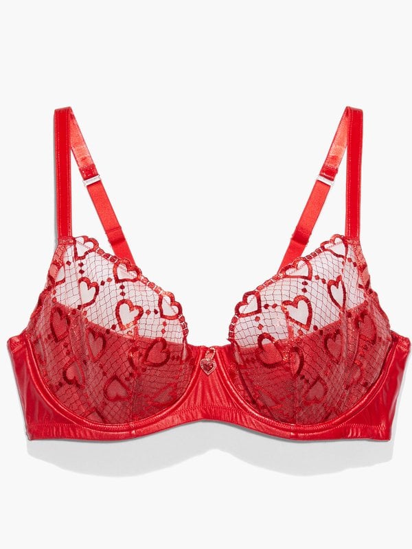 Glossy Flossy Caged Quarter Cup Bra
