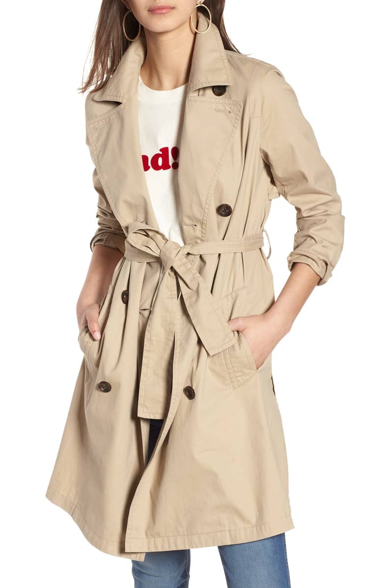 Madewell Abroad Trench Coat