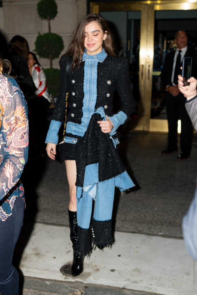 Hailee Steinfeld at Gigi Hadid's NYC Birthday in April