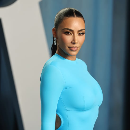 Kim Kardashian Can't Walk in Red Look at Milan Fashion Week