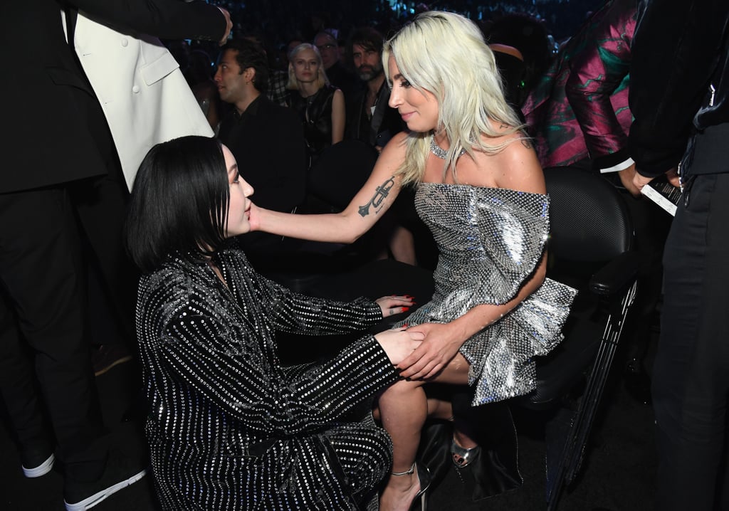 Pictured: Noah Cyrus and Lady Gaga