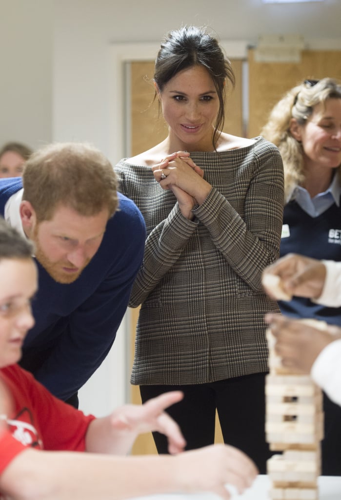 Prince Harry and Meghan Markle Playing With Kids in Cardiff