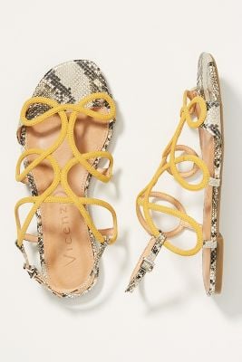 Vicenza Serena Beaded Slingback Sandals