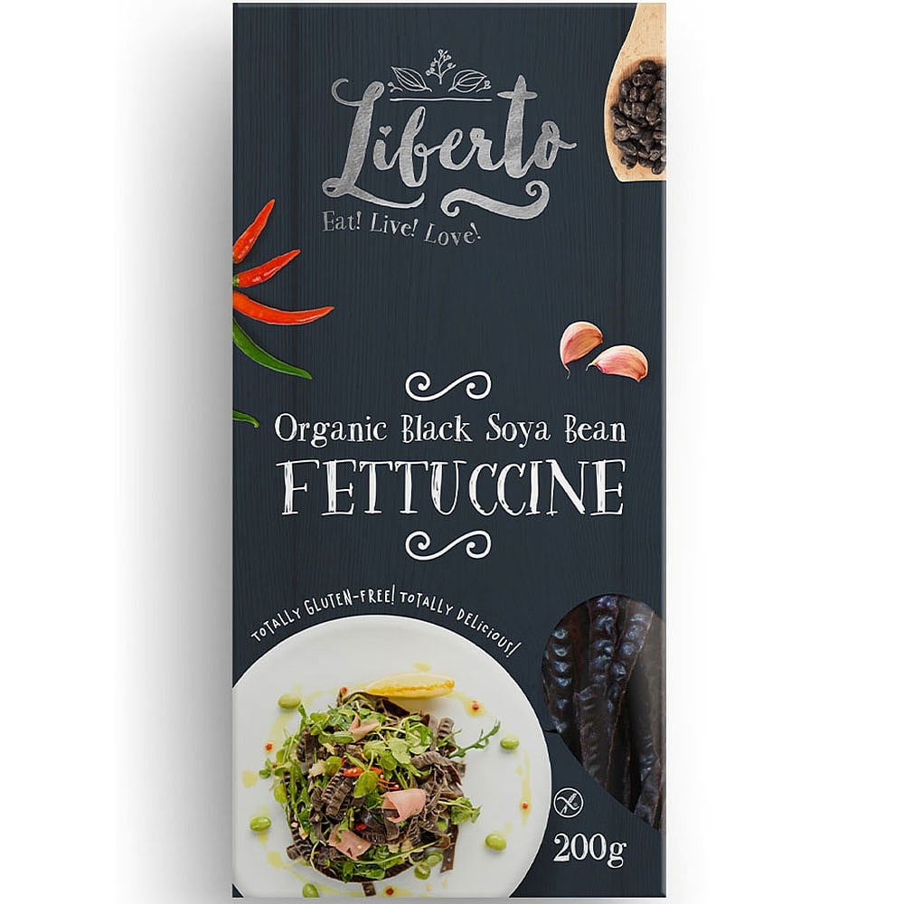 Liberto Organic Black Soya Bean Fettuccine