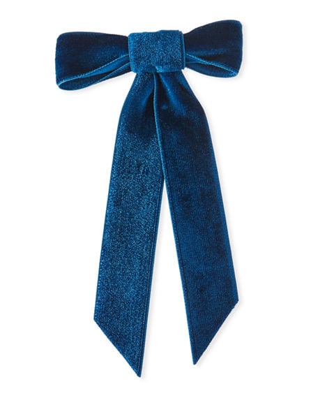 Jennifer Behr Velvet Bow Barrette