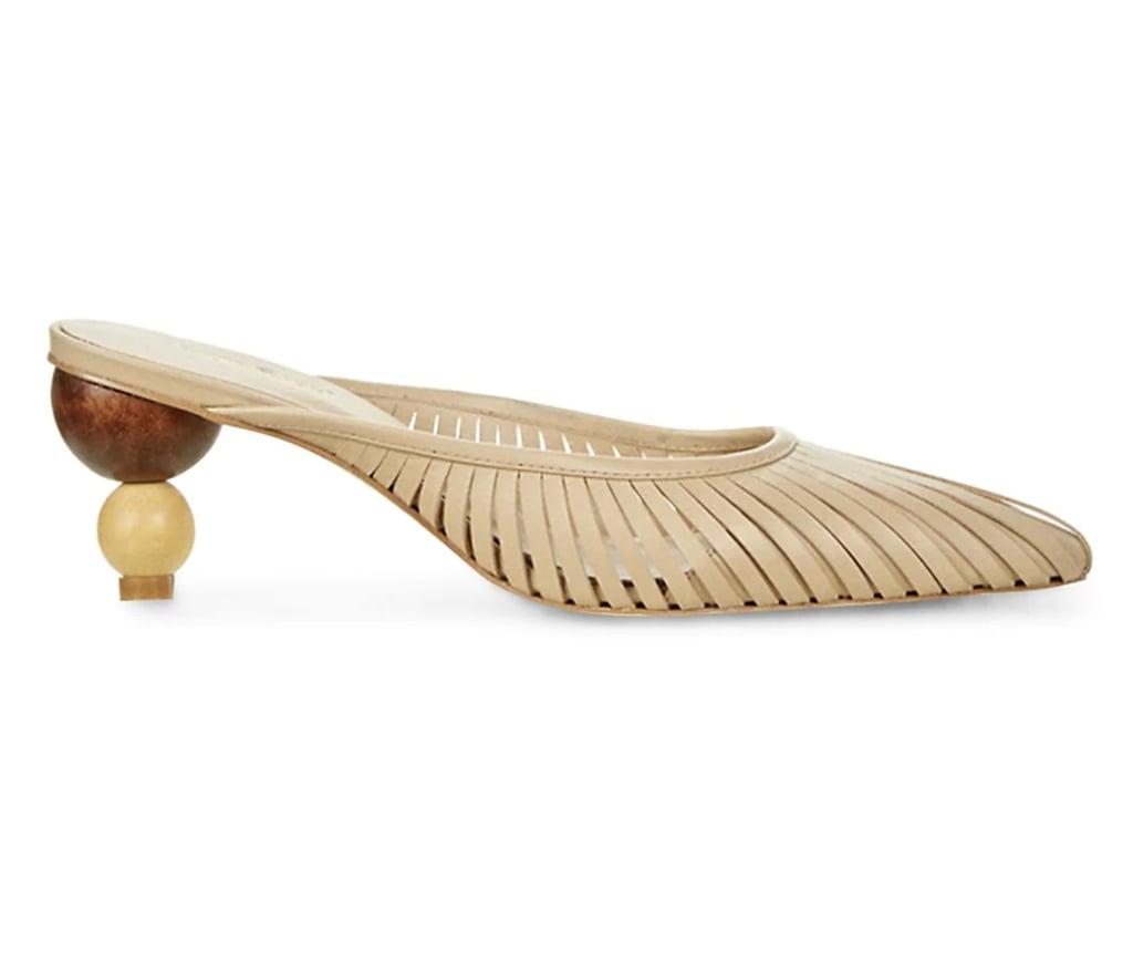 Cult Gaia Emma Bauble-Heel Leather Mules