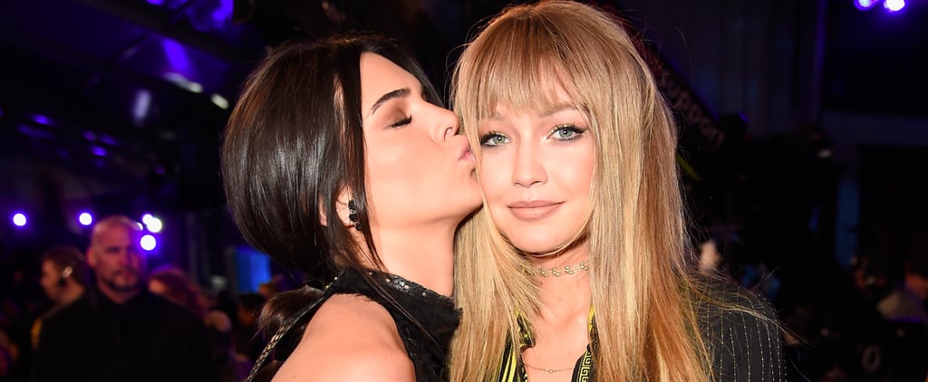 Kendall Jenner and Gigi Hadid at the MTV Movie Awards 2016