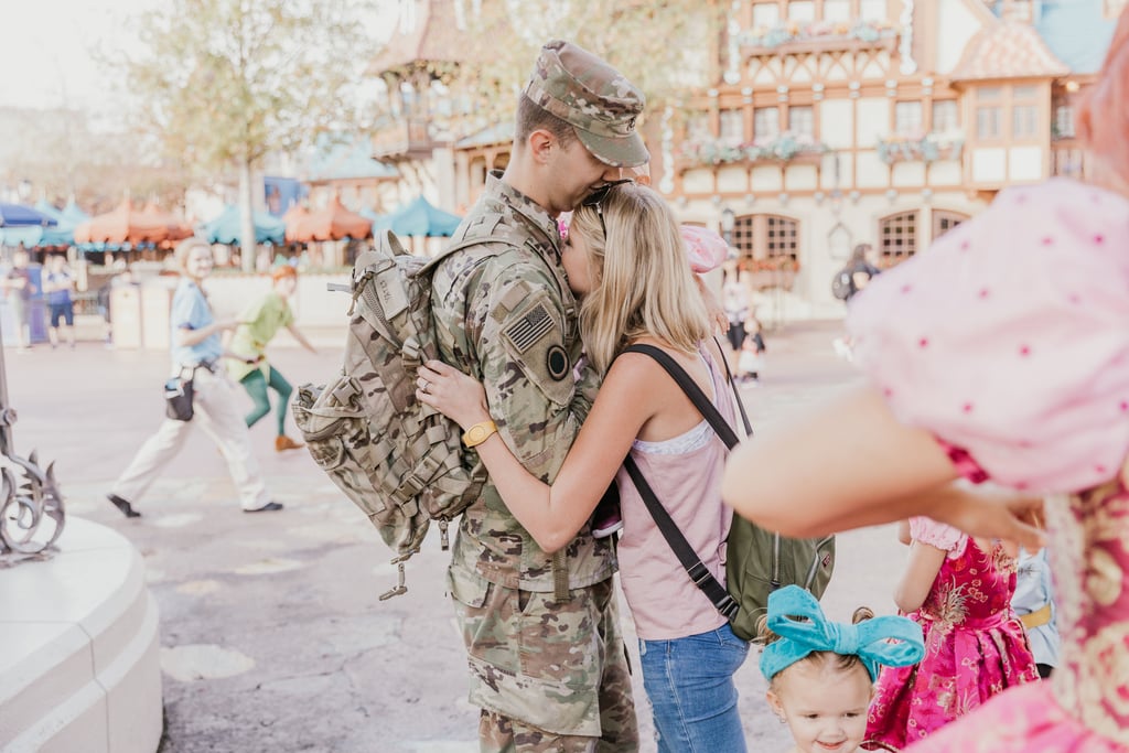 Photos of Military Dad Surprising His Family at Disney World