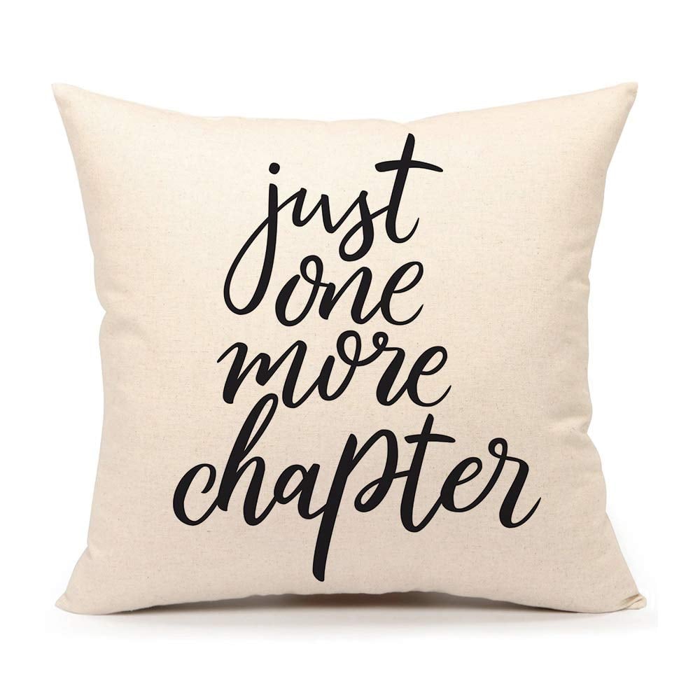 4TH Emotion Just One More Chapter Throw Pillow