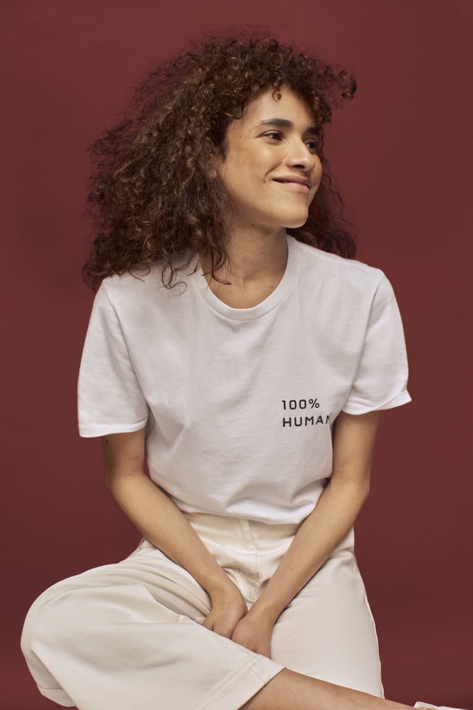 The 100% Human Small Print Box Cut Tee ($22)