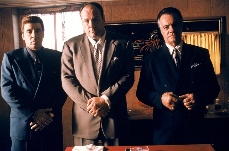 387931 01: From left to right: Steven Van Zandt as Silvio Dante, James Gandolfini as Tony Soprano and Tony Sirico as Paulie Walnuts star in HBO's hit television series, 