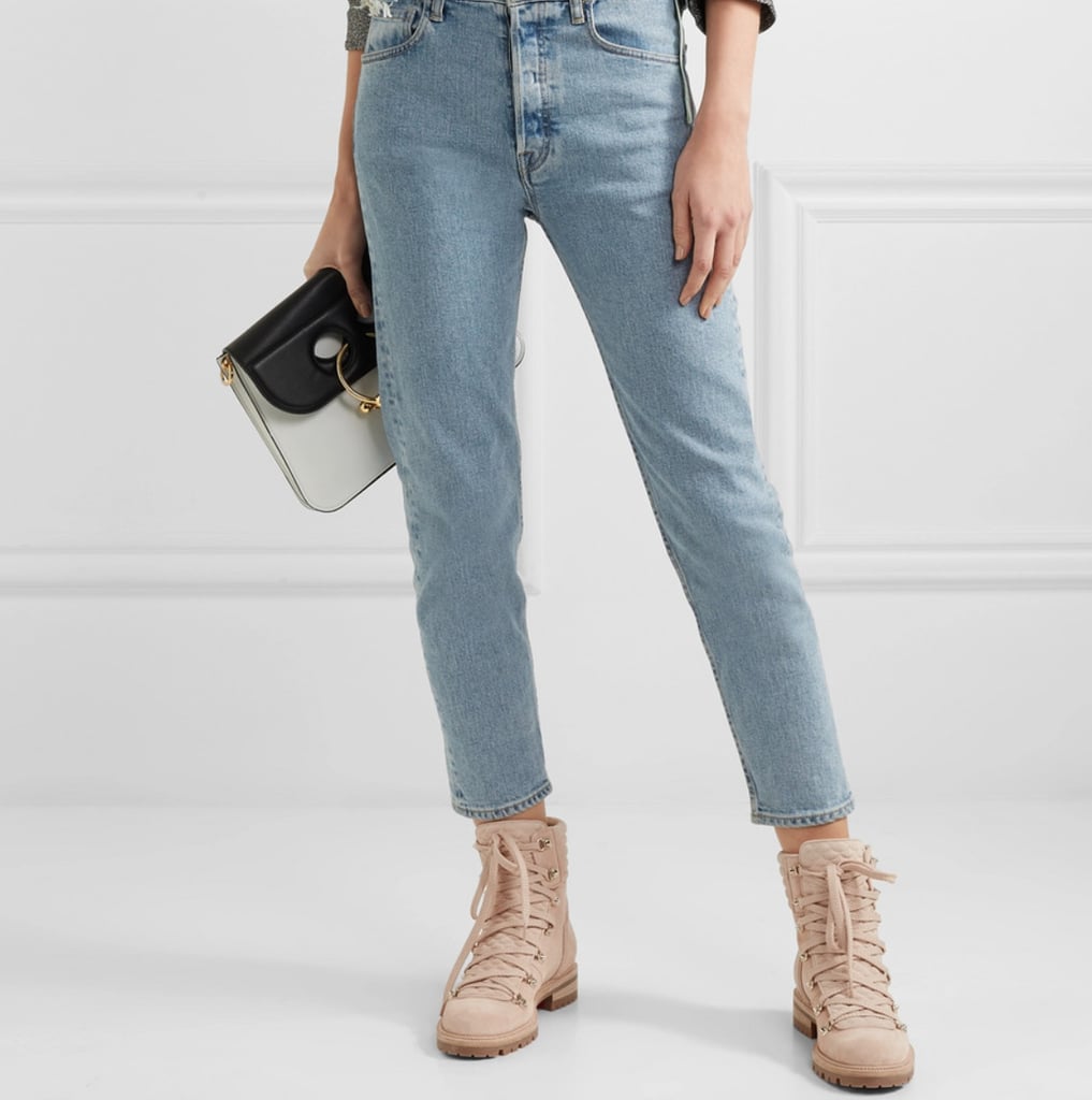 christian louboutin quilted suede ankle boots