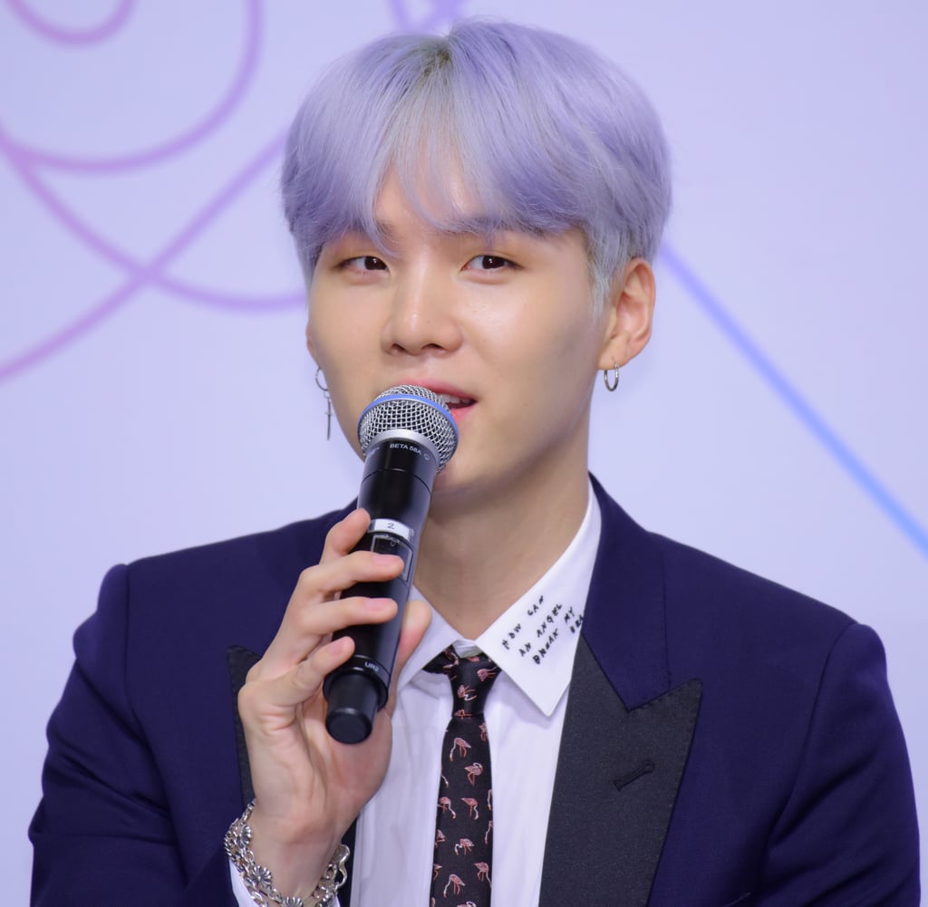 Suga's Lavender Hair Colour in 2017