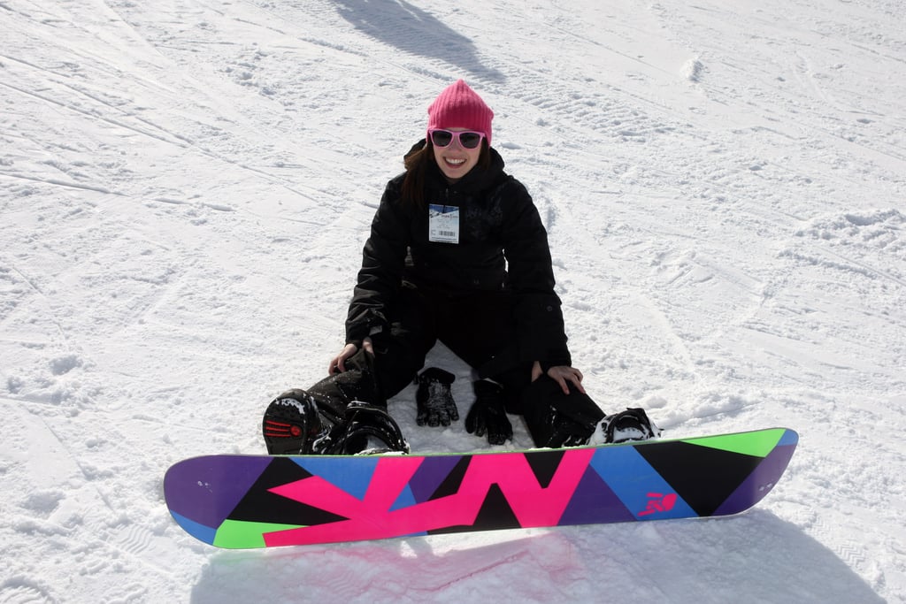 Actress Emma Roberts smiled during some downtime in the snow at Sundance 2012.