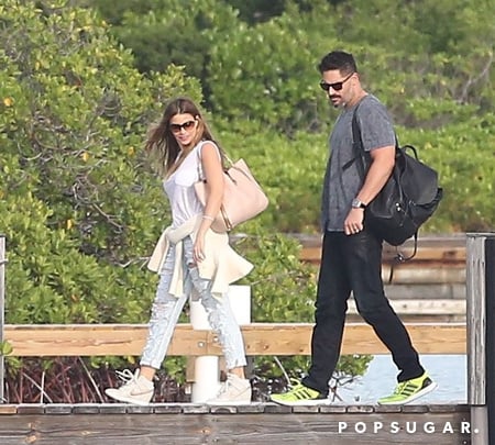 Sofia Vergara and Joe Manganiello Leaving Honeymoon