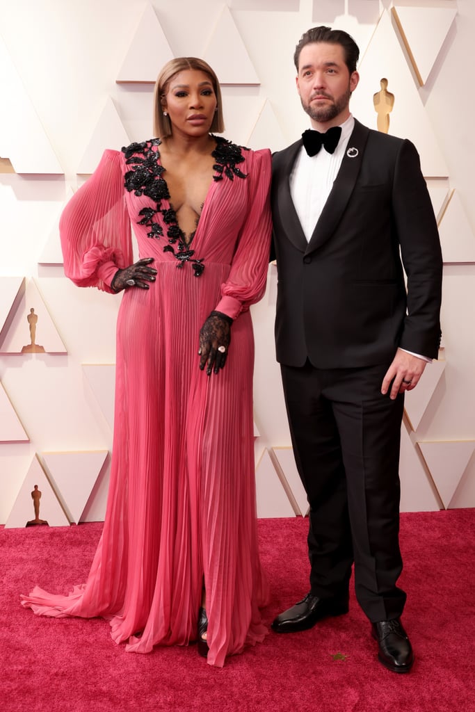 Serena Williams and Alexis Ohanian at the 2022 Oscars