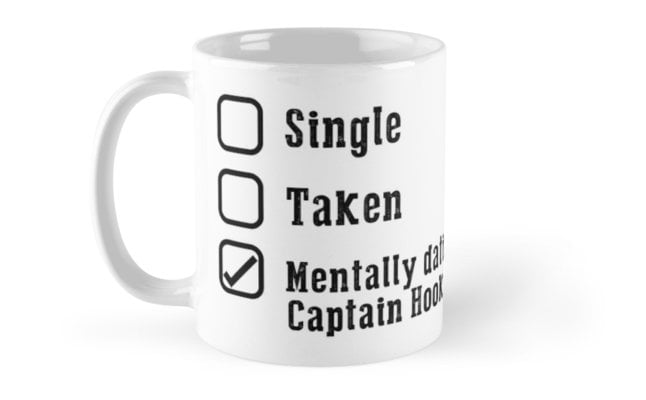 Mentally Dating Captain Hook Mug