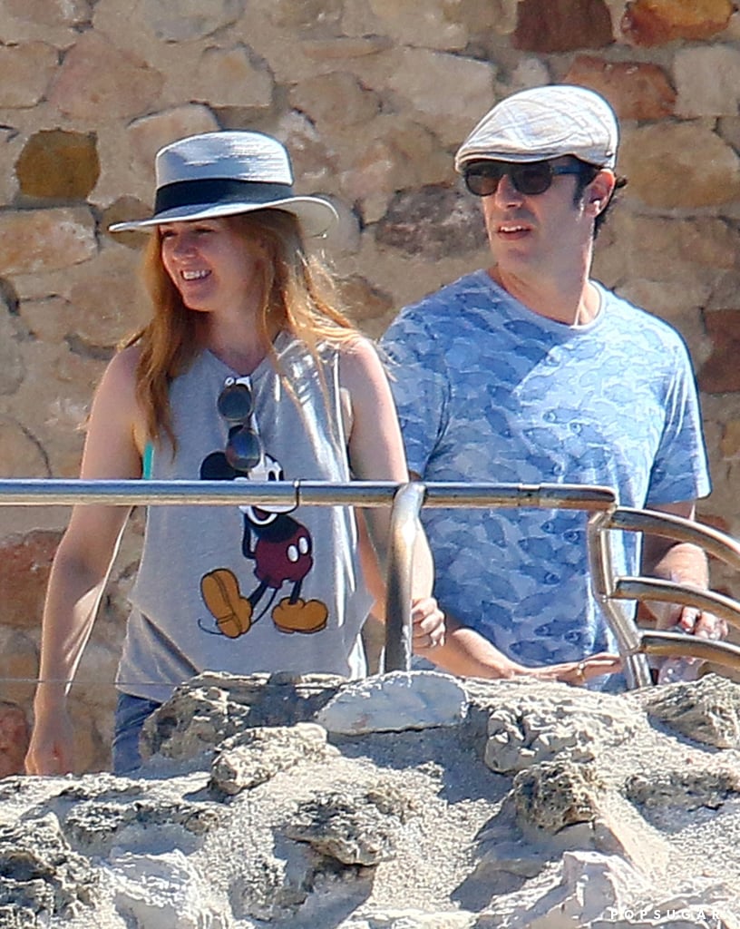 Sacha Baron Cohen and Isla Fisher France Vacation Pictures