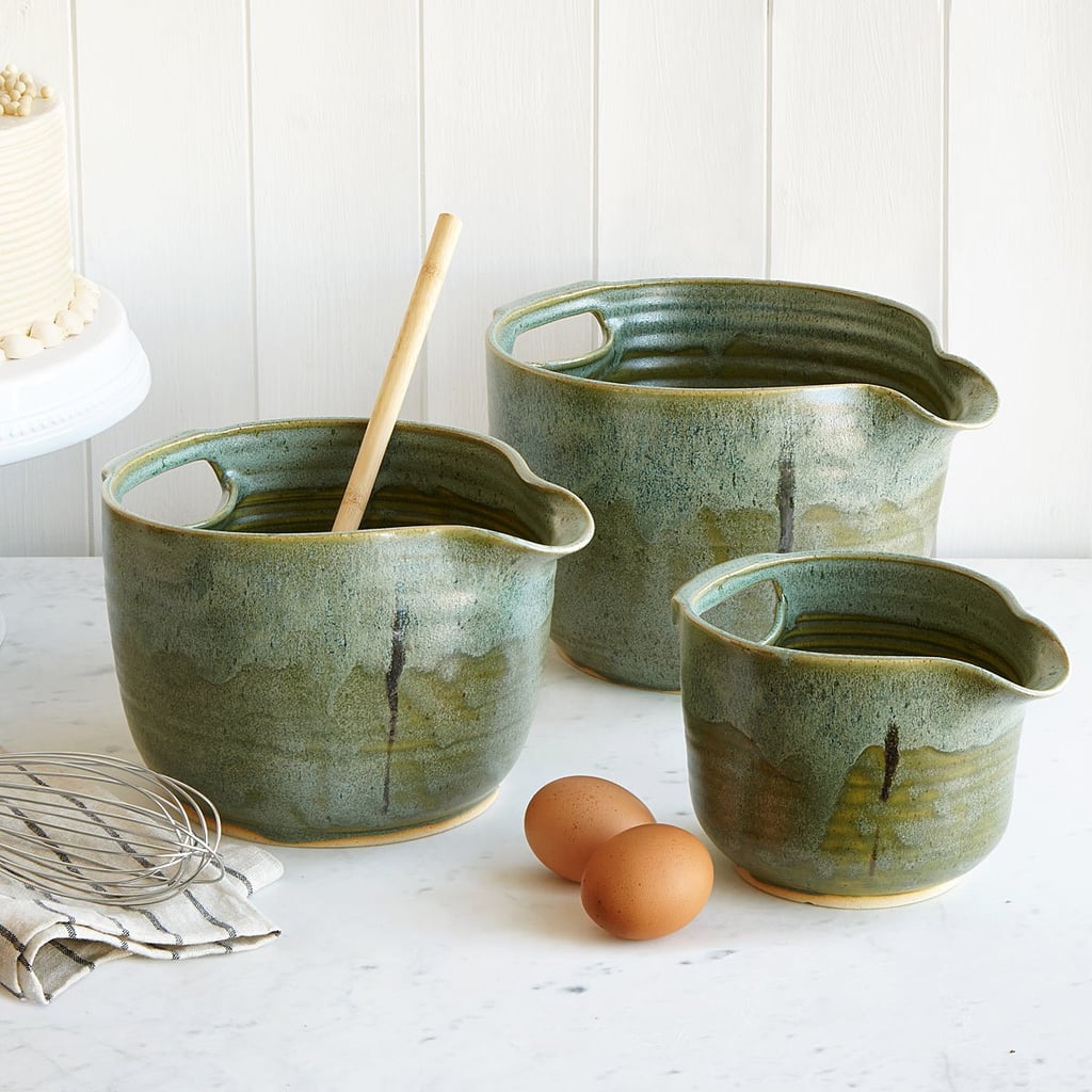 Nesting Stoneware Mixing Bowl Sets