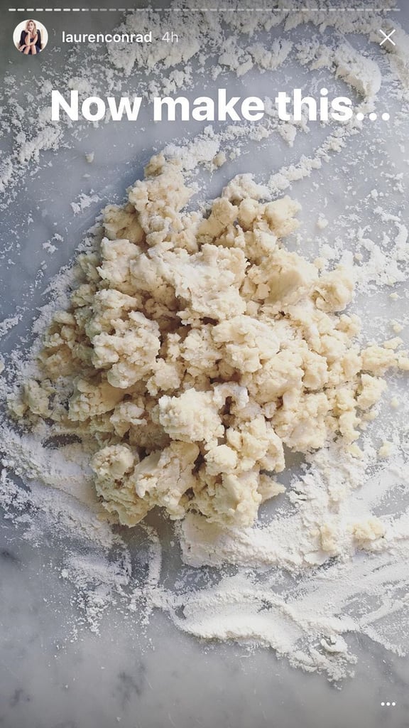 Lauren Conrad Chicken Pot Pie Recipe on Instagram