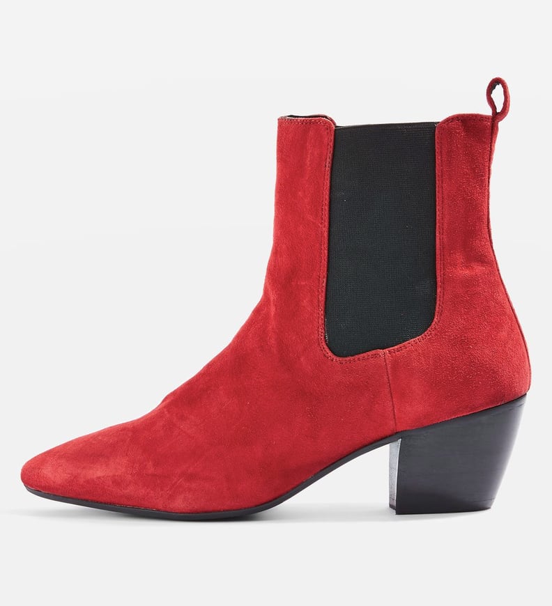 Topshop Bounty Suede Western Boots