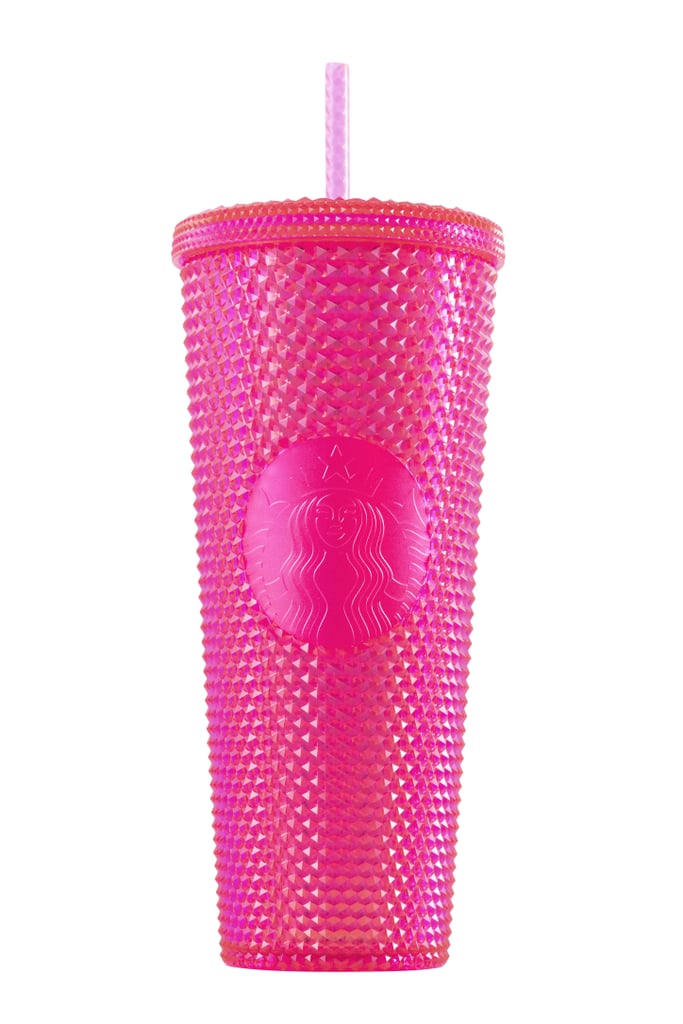 Starbucks Iridescent Cold Cup in Neon Pink