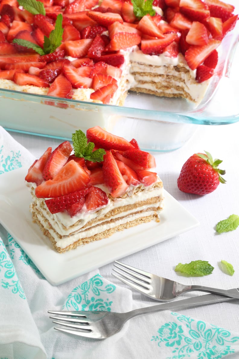 Strawberry Icebox Cheesecake