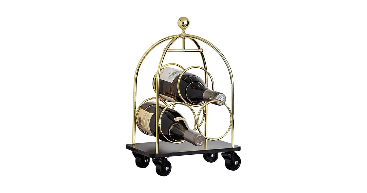 Godinger 3Bottle Luggage Cart Wine Rack The Best Gifts For the