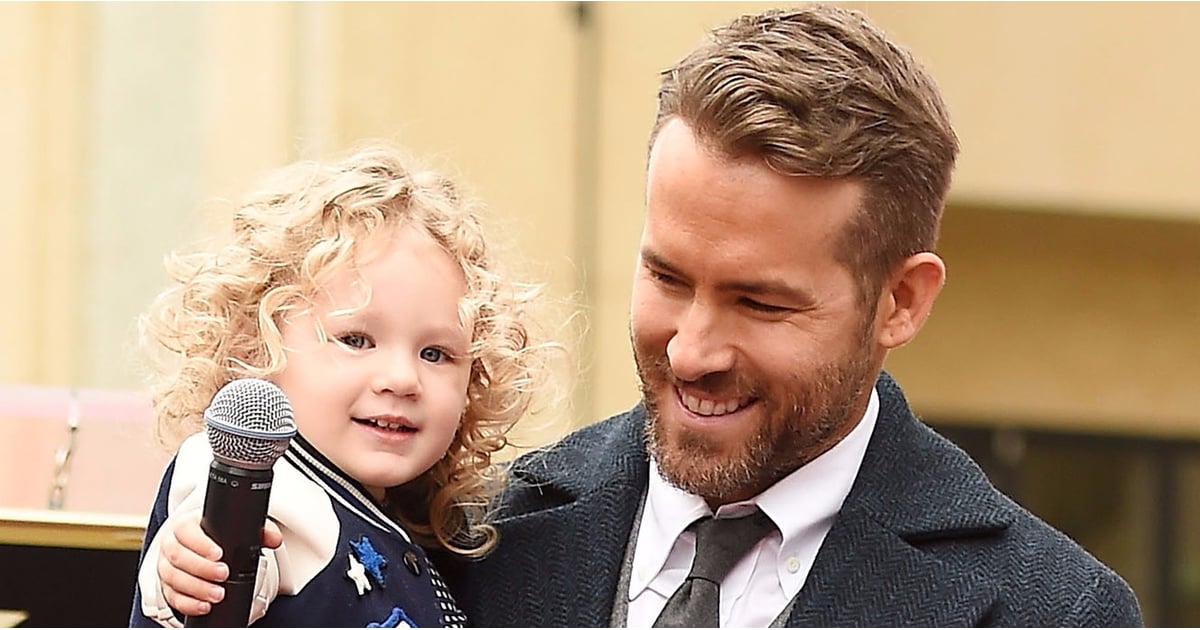 Ryan Reynolds Blake Lively's Daughter James at Walk of Fame POPSUGAR