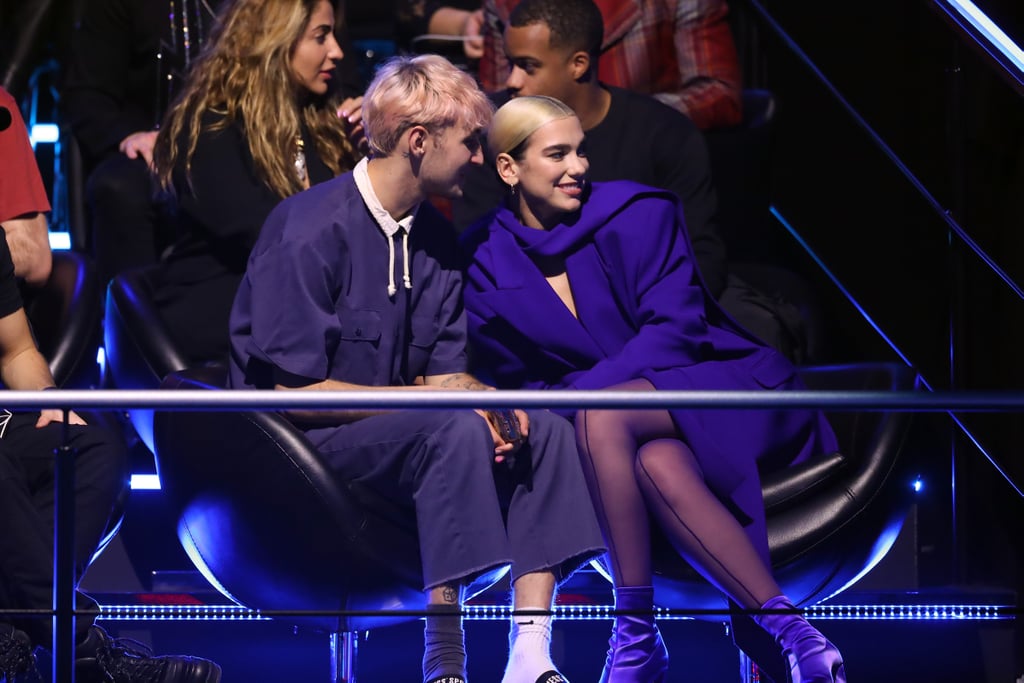 Dua Lipa and Anwar Hadid at the 2019 MTV EMAs