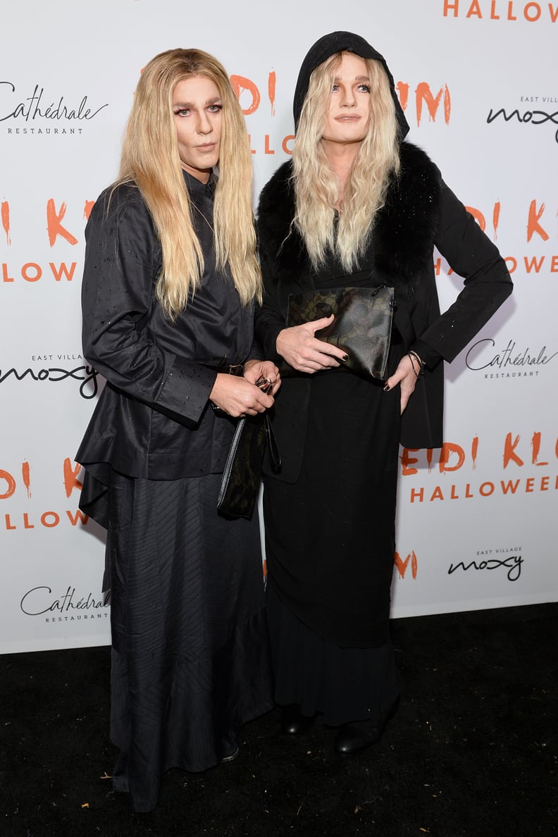 Neil Patrick Harris and David Burtka Dressed As Mary-Kate and Ashley Olsen For Halloween