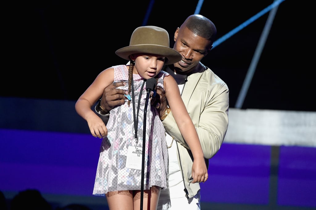 Pictured: Jamie Foxx and Annalise Bishop