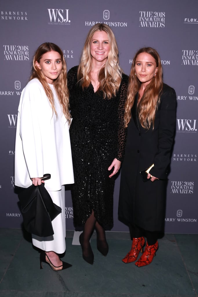 Mary-Kate and Ashley Olsen Shoes at WSJ Awards November 2018