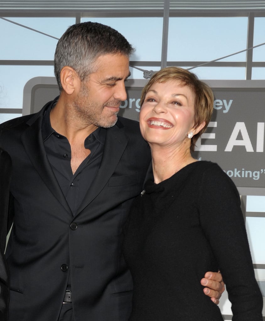 Clooney and Nina Bruce Warren Hot Celebrities and Their Moms