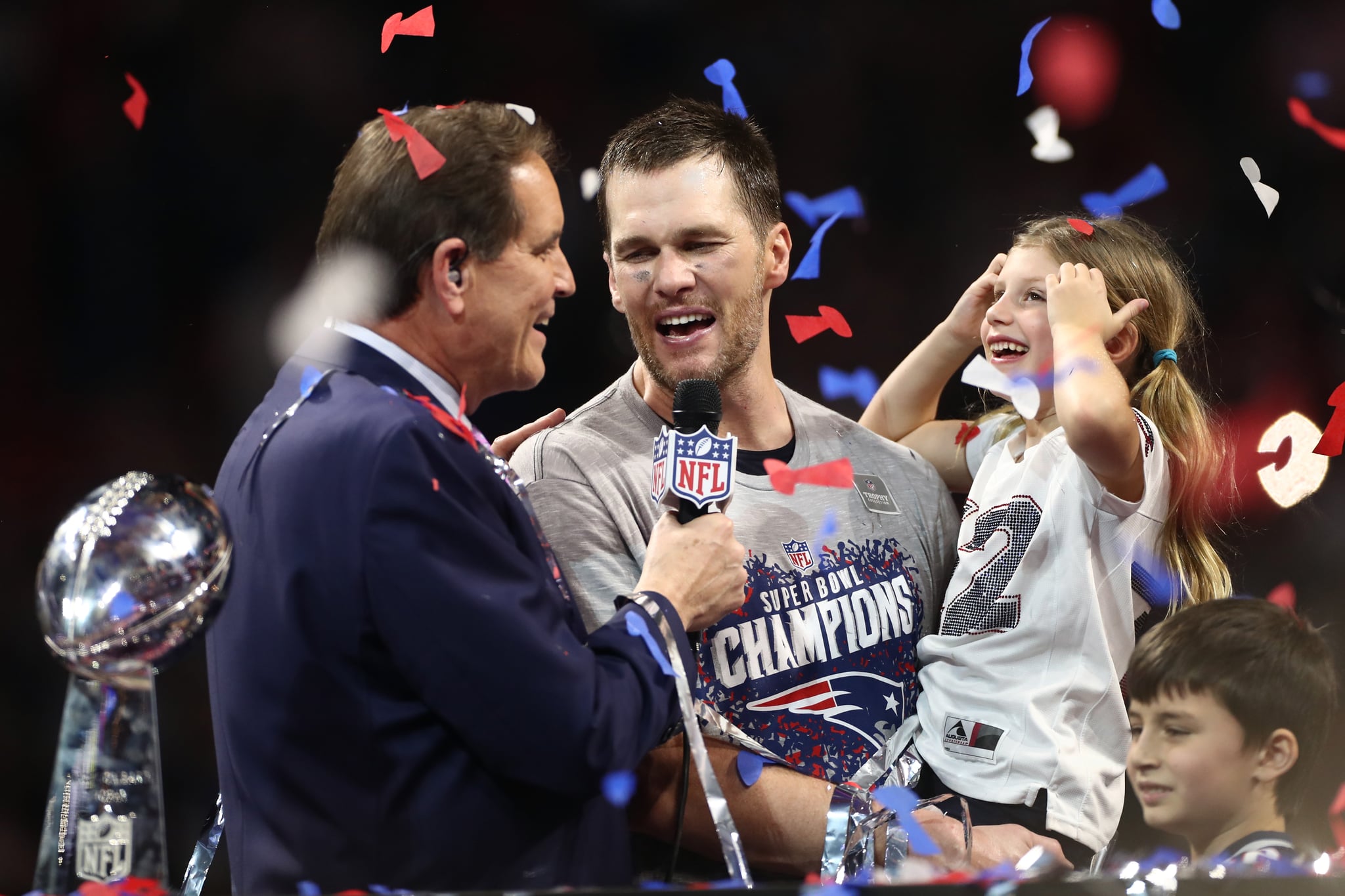 Celebrity Entertainment Tom Brady S Wife And Kids Are His