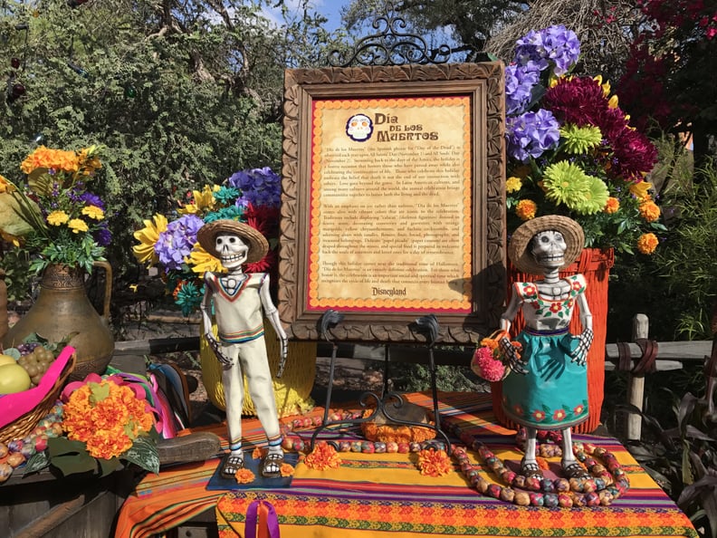 Displays will teach you the origins of Día de los Muertos.