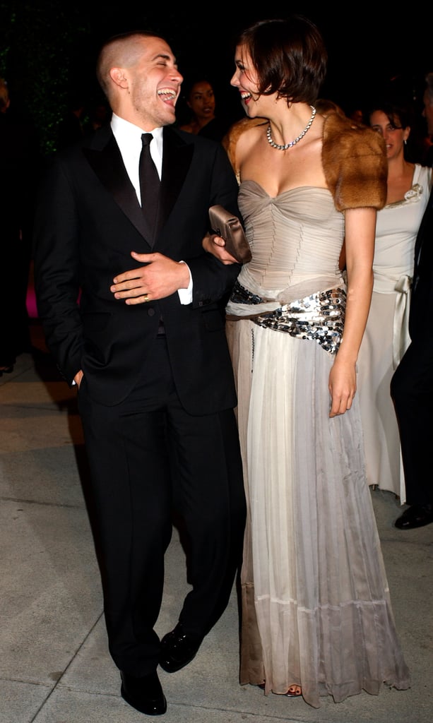 Jake and his sister, Maggie Gyllenhaal, were in stitches at the 2005 Vanity Fair Oscars party in LA.