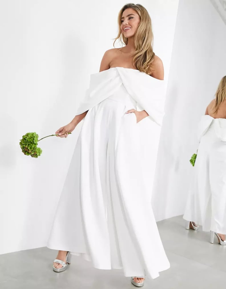 A Breezy Jumpsuit: ASOS Edition Erin Off-the-Shoulder Wedding Jumpsuit