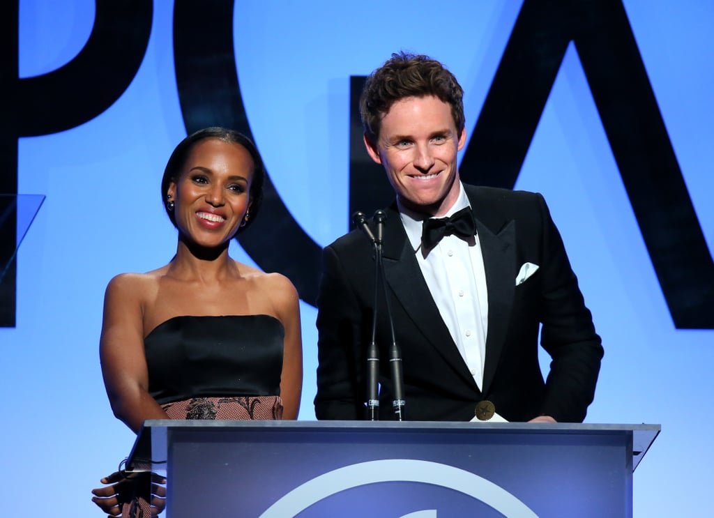 Kerry Washington and Eddie Redmayne