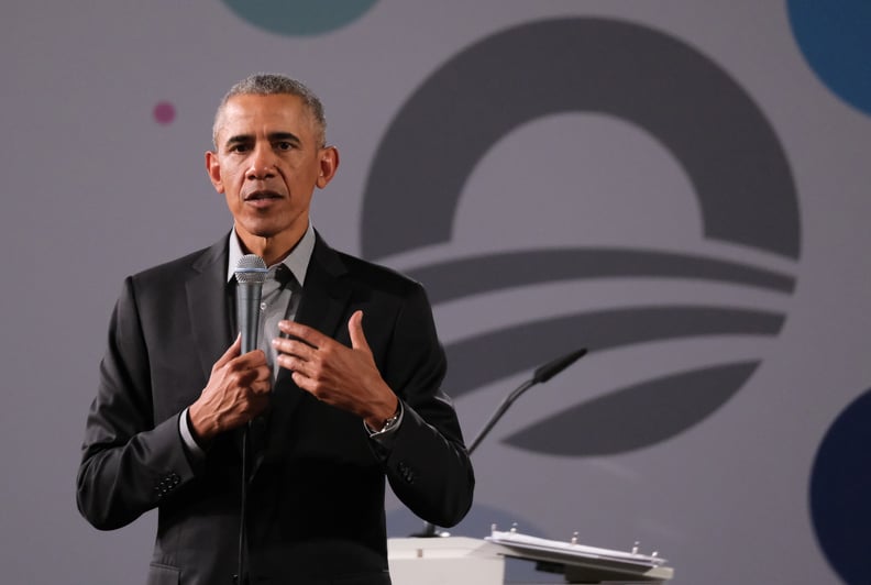 BERLIN, GERMANY - APRIL 06: Former U.S. President Barack Obama speaks to young leaders from across Europe in a Town Hall-styled session on April 06, 2019 in Berlin, Germany. Obama spoke to several hundred young people from European government, civil socie