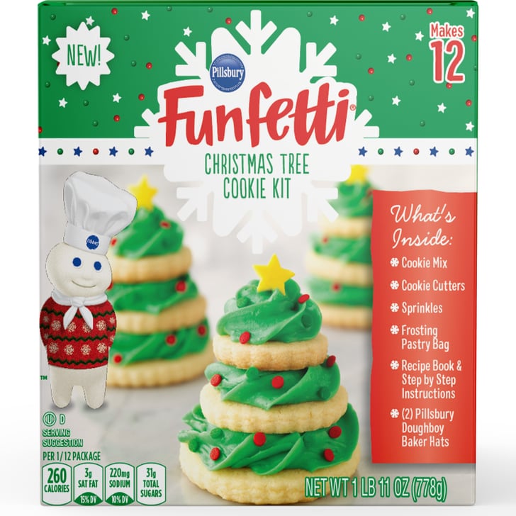 Pillsbury Funfetti Christmas Tree Cookie Kit Pillsbury's Funfetti