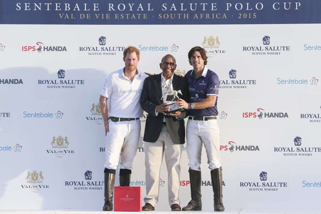 Prince Harry at Sentebale Royal Salute Polo Cup 2015