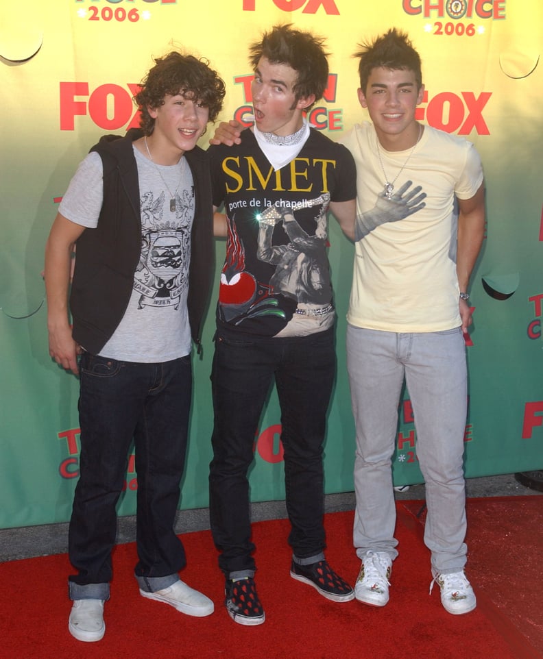 The Jonas Brothers at the Teen Choice Awards in 2006